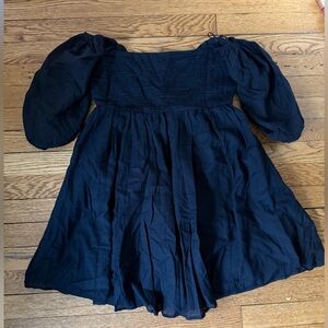 Abercrombie & Fitch Emerson Puff Sleeve Mini Dress - Size Medium